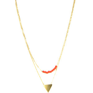 Matemonsac-collier-or-triangle-et-perles-rouge