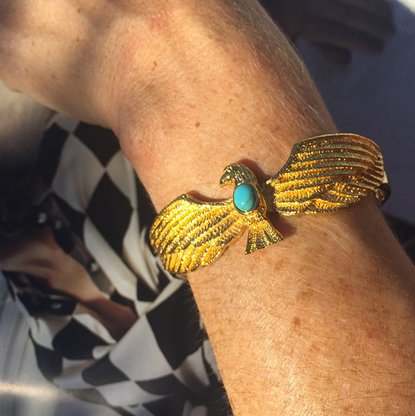 bracelet-dore-or-aigle-turquoise