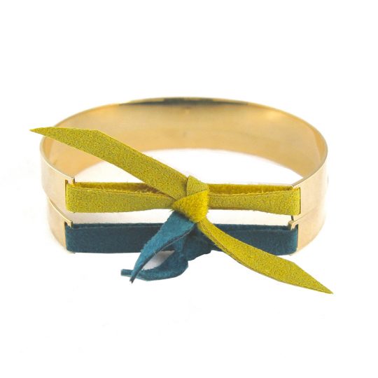 paloma-stella-bracelet-jonc-xxl-or-nubuck-bleu-vert