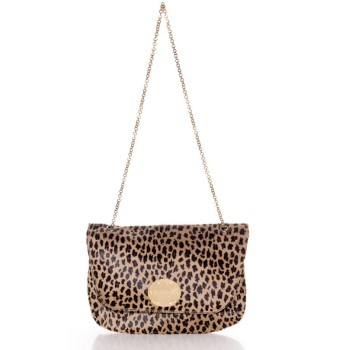 sac cuir leopard sous les paves paris
