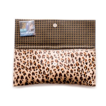 pochette cuir leopard sous les paves paris