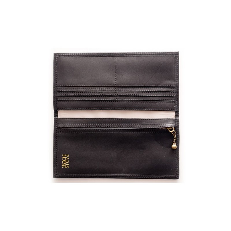 black leather wallet designer Paris House