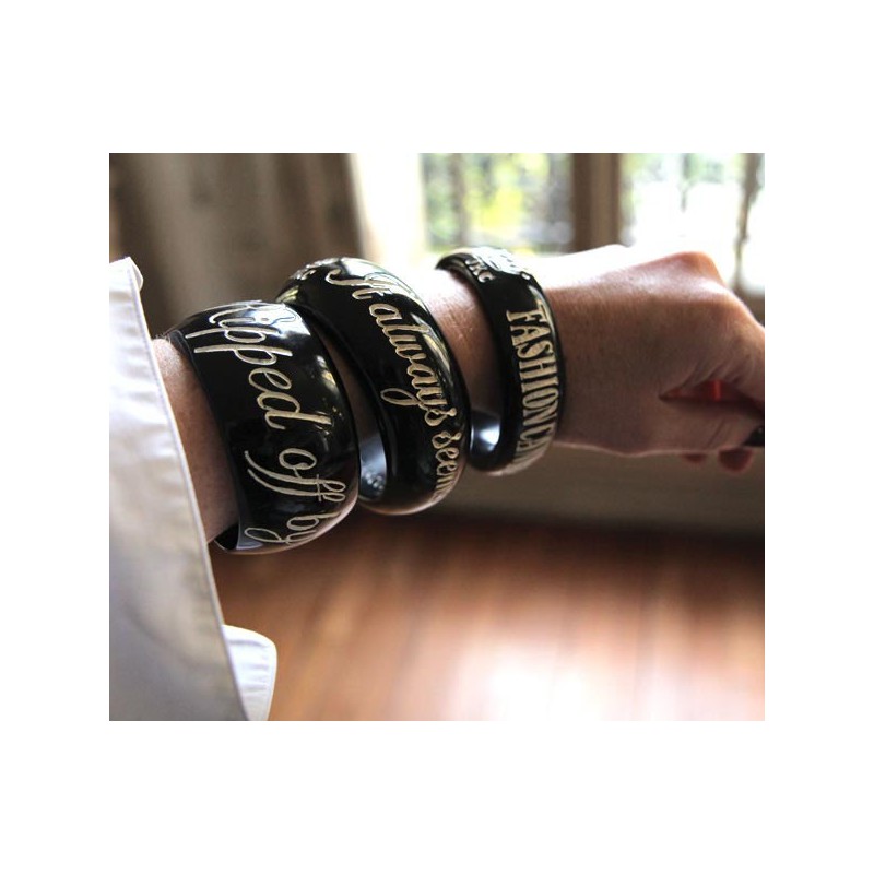 Bracelet - You're not the boss of me on wrist