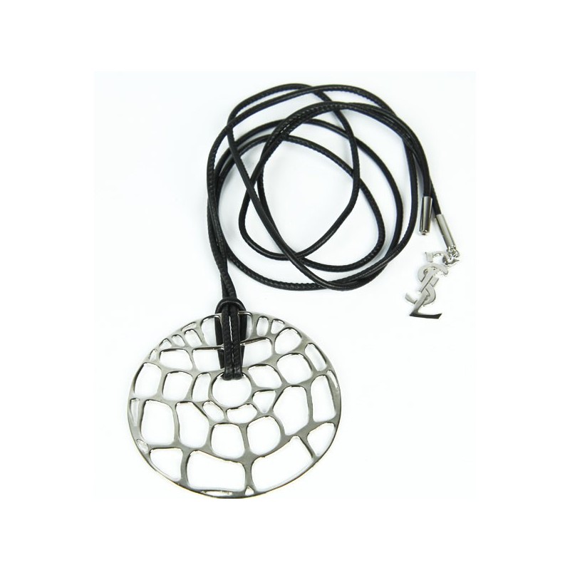 Yves Saint Laurent - Vintage Silver Pendant Necklace