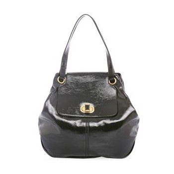 Alexander McQueen black patent leather vintage bag very good condition