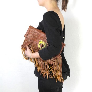 pochette cuir alexander mc queen occasion