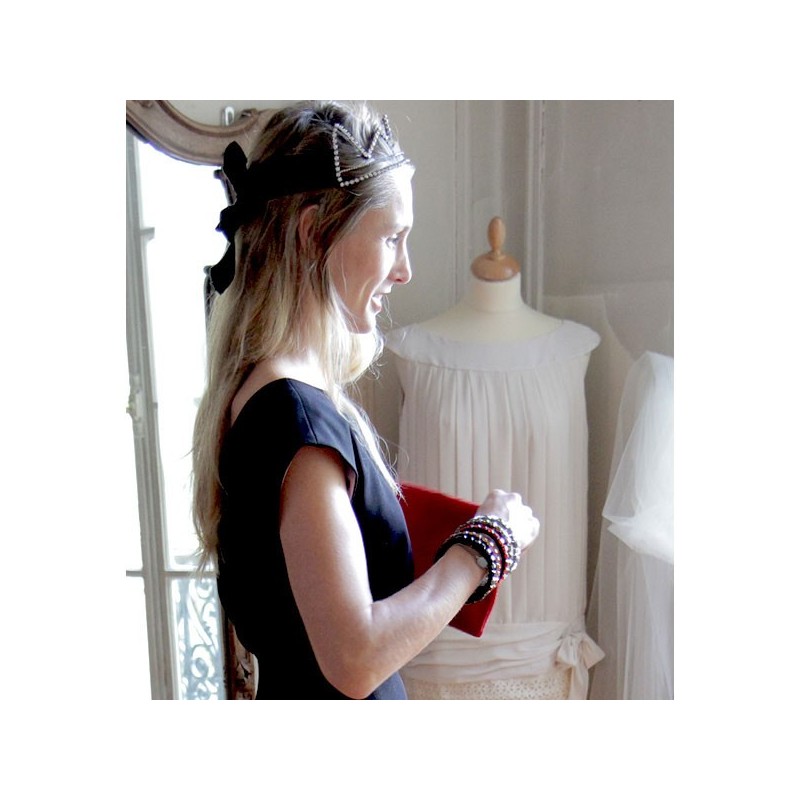 Bijou de tête de défilé Sonia Rykiel Vintage