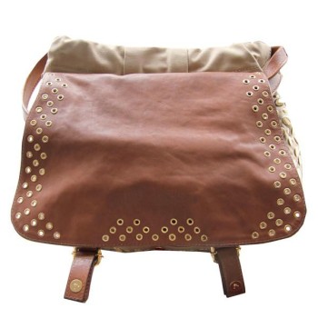 Casual chic beige vintage Sonia Rykiel satchel