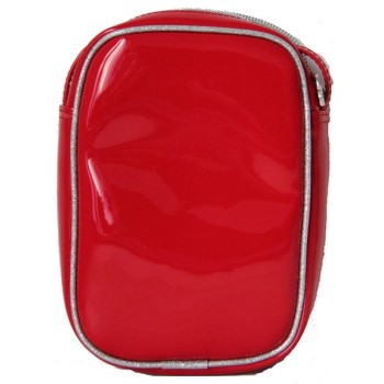 Anne Charlotte Goutal Red Vinyl Bag Cherries backside