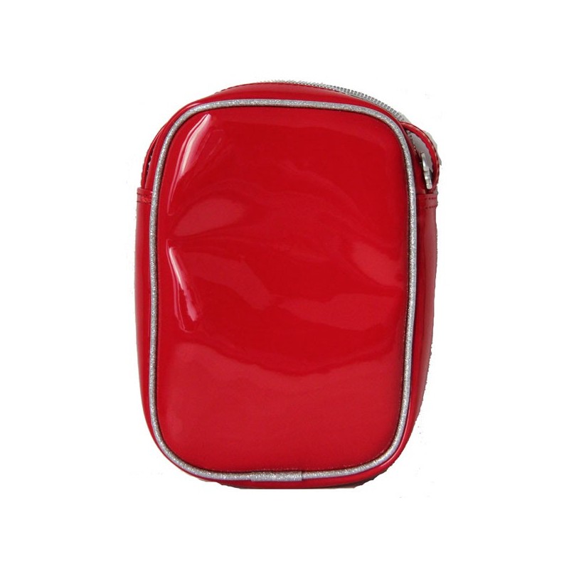 Anne Charlotte Goutal Red Vinyl Bag Cherries backside