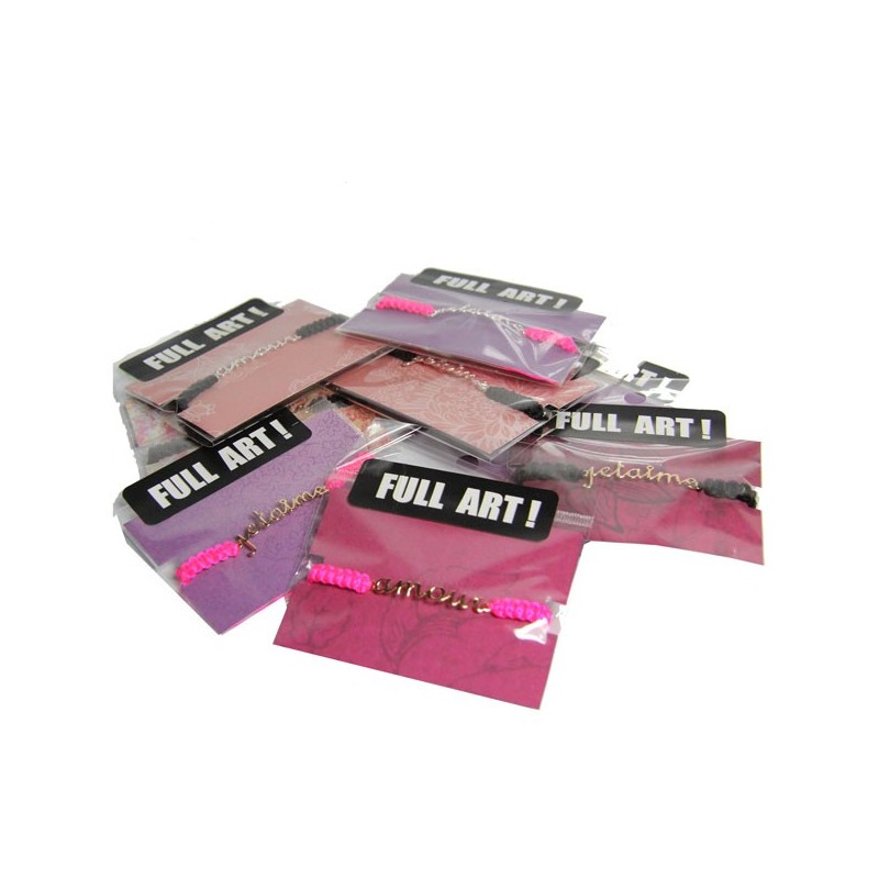 bracelet je t aime dore