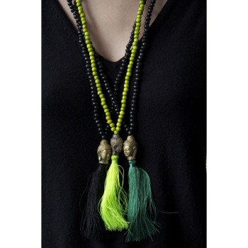 Collier Bouddha Vert
