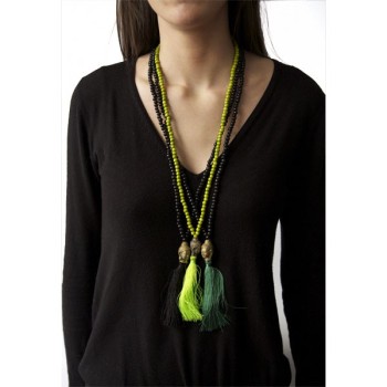 Collier Bouddha Vert