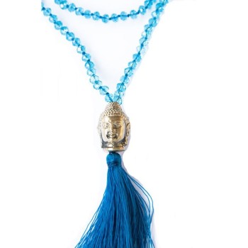 Collier Bouddha Bleu