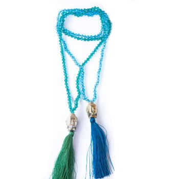 Collier Bouddha Bleu