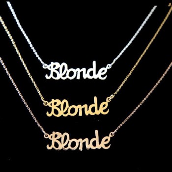 Collier Blonde Or Rose