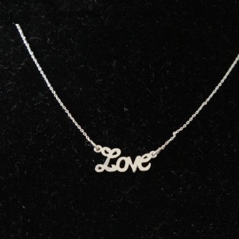 Silver Love Necklace