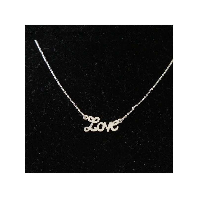 Silver Love Necklace
