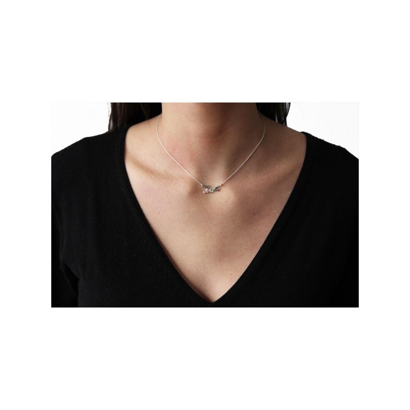 Silver Love Necklace