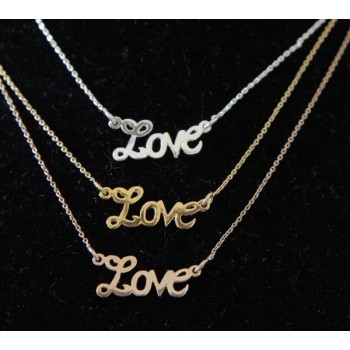 Silver Love Necklace