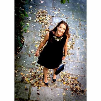 Collier strass et plexiglas