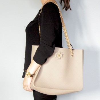 Cabas Matelassé Taupe