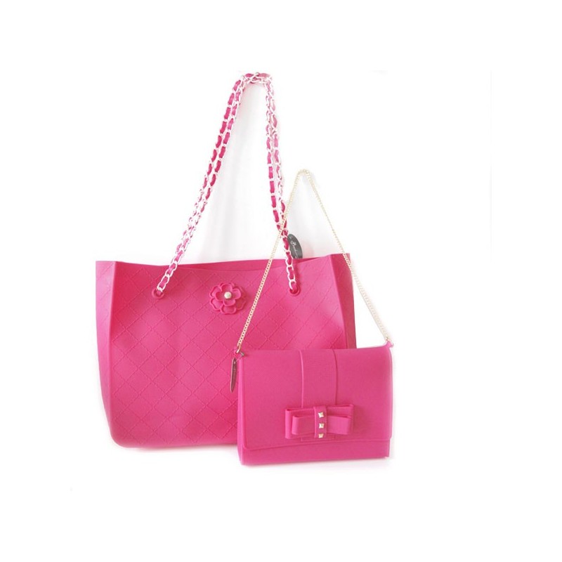 fuchsia Shopping bag