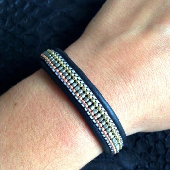 leather nakamol bracelet