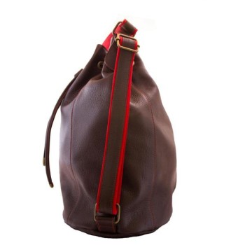 Louise et Gab Sac Seau transformable cuir