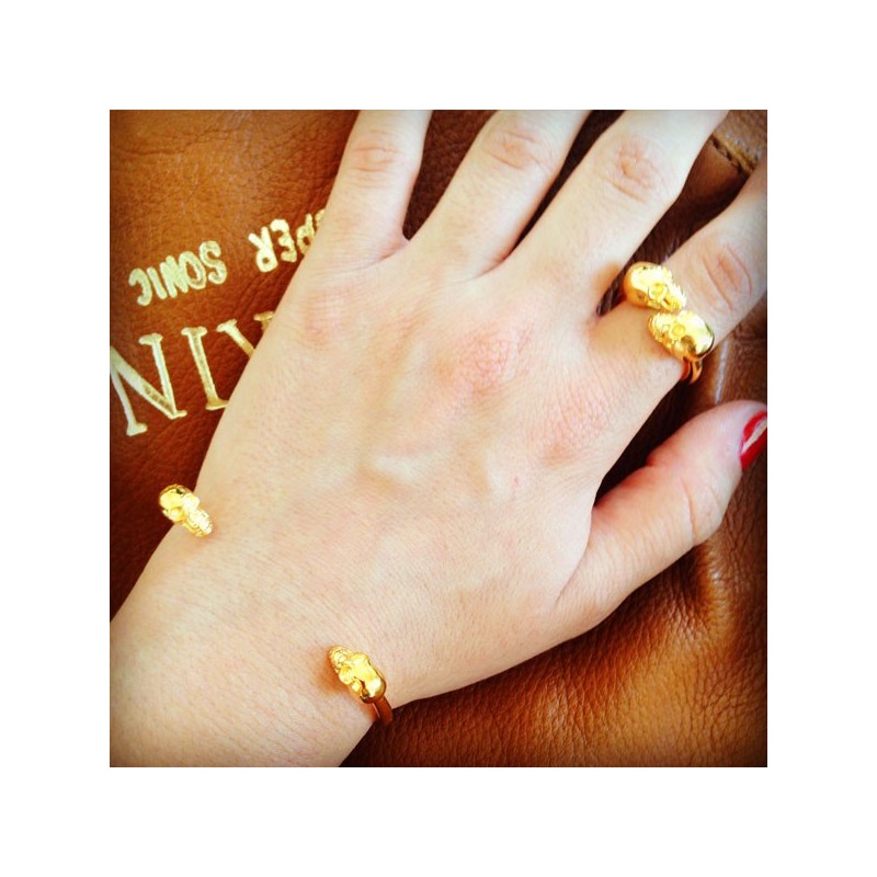 Lucas Jack London Vanity Gold Ring