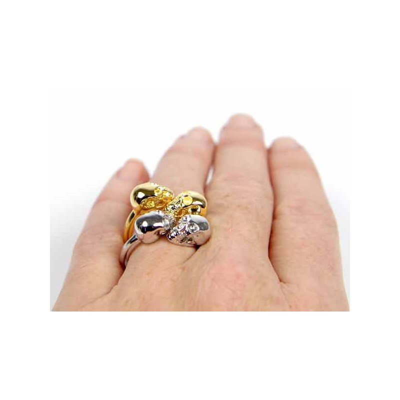 Lucas Jack London Vanity Gold Ring