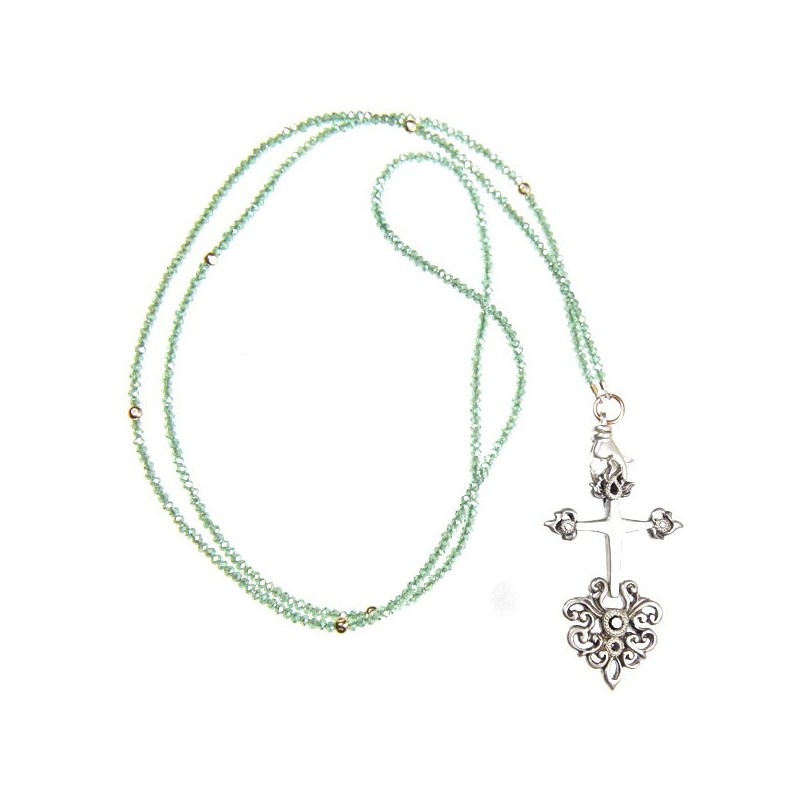 Catherine Michiels Pearl necklace silver clasp