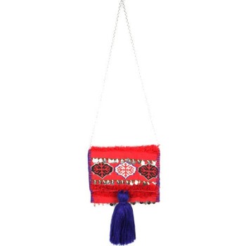 Red kilim pouch