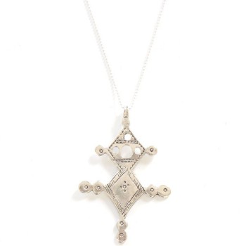 Silver ethnic pendant