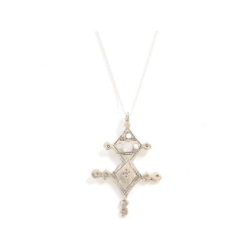 Silver ethnic pendant