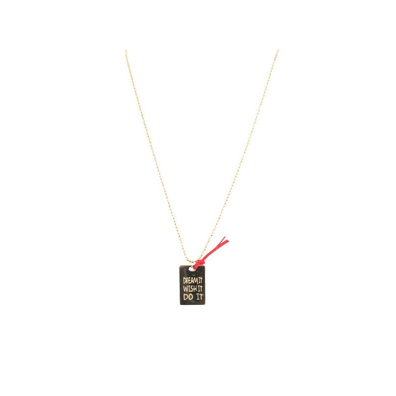 Wish it Dream it Necklace gold