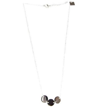Collier Pastilles Argent