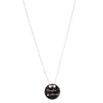 Collier Carpe Diem argent