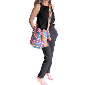 Blue Mochila Bag