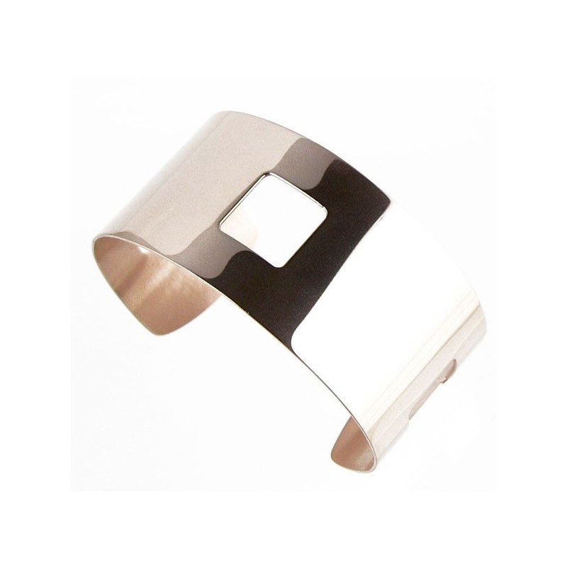 Rose gold-plated cuff bracelet