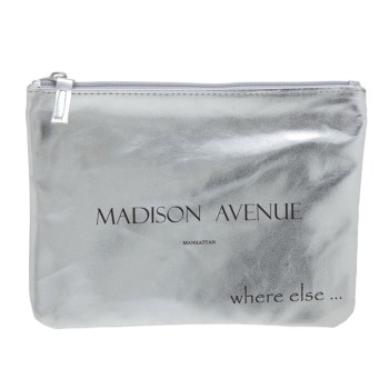 Madison Avenue NY clutch silver