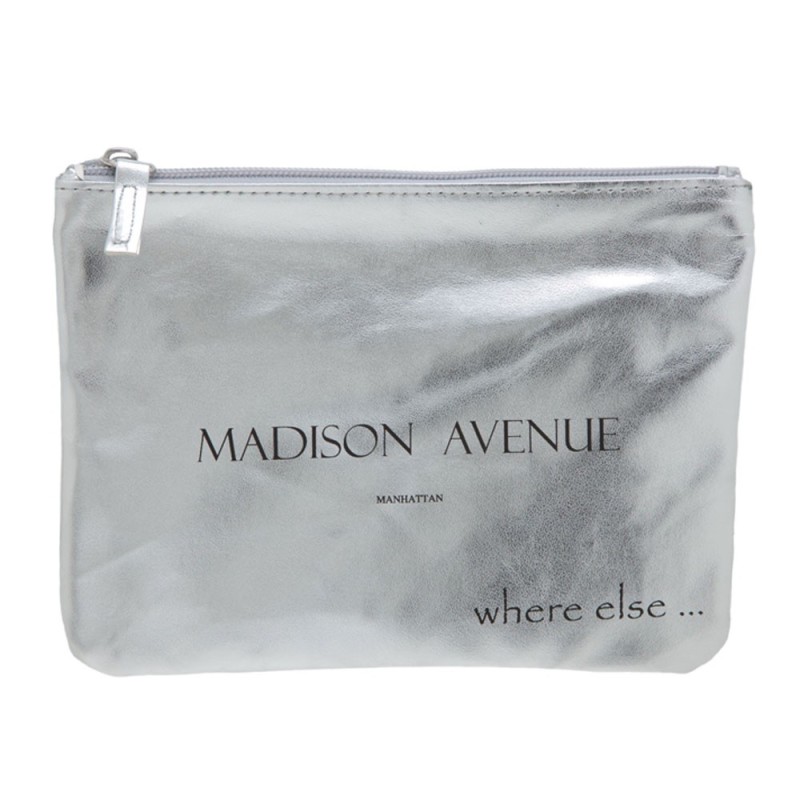 Madison Avenue NY clutch silver
