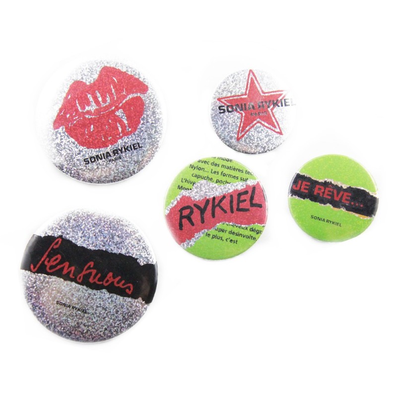 Badges Sonia Rykiel vintage