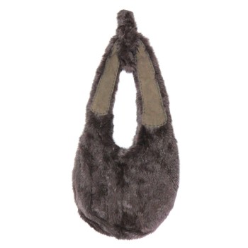 Sac Fourrure lapin tricoté 
