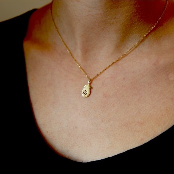 Collier Ananas or
