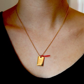 Wish it Dream it Necklace worn