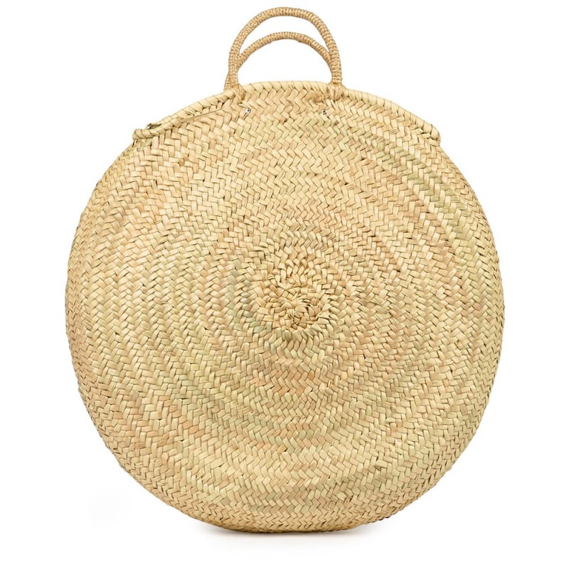 panier de plage de format rond