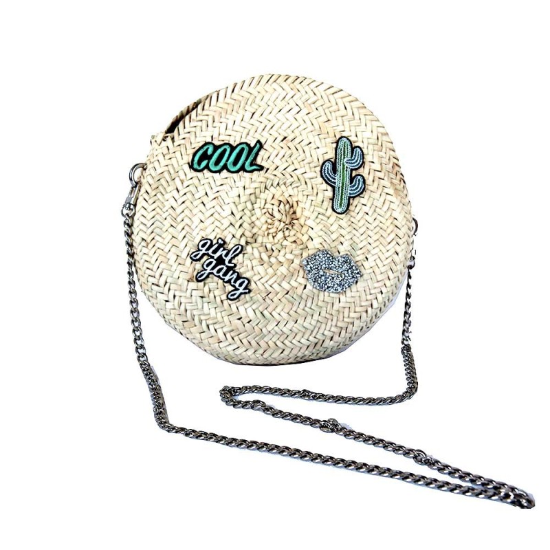 sac rond ecusson girl gang maud fourier