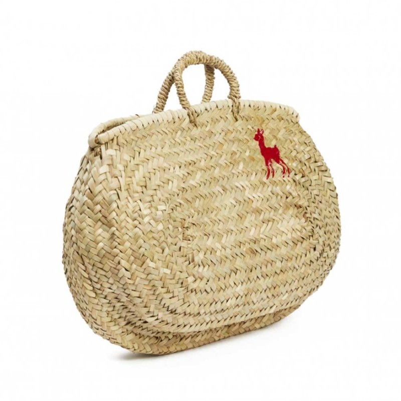 Panier peint pour Ines de la Fressange Paris avec léon