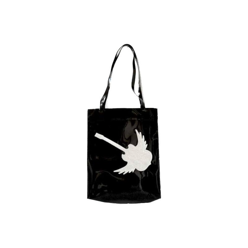 Anne-Charlotte Goutal - Black vinyl tote bag